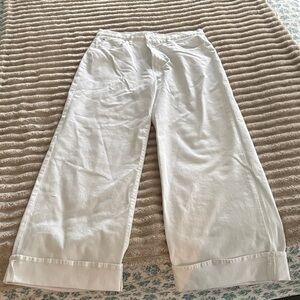 Hudson sz 31 Jolene wide leg Jean white nwot